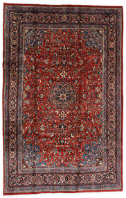  Mahal Teppe 207X317 Ekte Orientalsk Håndknyttet Mørk Rød/Svart (Ull, Persia/Iran)