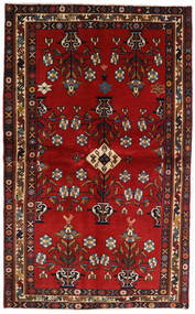  Afshar Teppe 137X222 Ekte Orientalsk Håndknyttet Mørk Rød/Svart/Rust (Ull, Persia/Iran)
