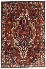  Bakhtiar Teppe 201X296 Ekte Orientalsk Håndknyttet Mørk Rød/Mørk Brun (Ull, Persia/Iran)