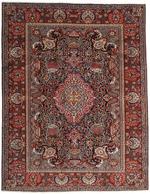 Kashmar Teppe 296X376 Ekte Orientalsk Håndknyttet Mørk Rød/Mørk Grå Stort (Ull, Persia/Iran)