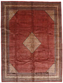  Sarough Mir Teppe 308X400 Ekte Orientalsk Håndknyttet Mørk Rød/Mørk Brun Stort (Ull, Persia/Iran)