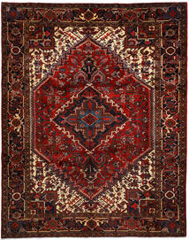  Heriz Teppe 231X300 Ekte Orientalsk Håndknyttet Mørk Rød/Mørk Brun (Ull, Persia/Iran)