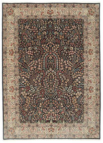  Kerman Lavar Teppe 250X348 Ekte Orientalsk Håndknyttet Lysbrun/Svart Stort ( Persia/Iran)