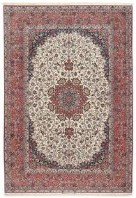  Isfahan Silkerenning Teppe 255X374 Ekte Orientalsk Håndknyttet Rød/Beige Stort ()