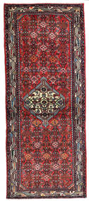  Hamadan Teppe 79X197 Ekte Orientalsk Håndknyttet Teppeløpere Mørk Rød/Svart (Ull, Persia/Iran)
