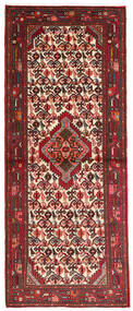  Hamadan Teppe 77X190 Ekte Orientalsk Håndknyttet Teppeløpere Mørk Brun/Mørk Rød (Ull, Persia/Iran)