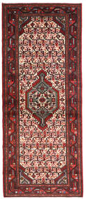  Hamadan Teppe 78X195 Ekte Orientalsk Håndknyttet Teppeløpere Mørk Brun/Mørk Rød (Ull, Persia/Iran)