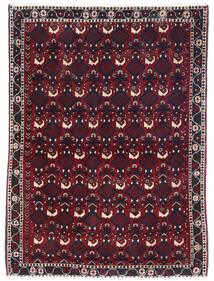  Afshar Teppe 110X152 Ekte Orientalsk Håndknyttet Mørk Rød/Svart (Ull, Persia/Iran)
