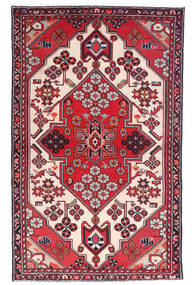  Rudbar Teppe 98X156 Ekte Orientalsk Håndknyttet Mørk Rød/Mørk Brun (Ull, Persia/Iran)
