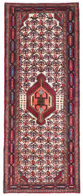  Hamadan Teppe 74X189 Ekte Orientalsk Håndknyttet Teppeløpere Mørk Brun/Mørk Lilla (Ull, Persia/Iran)