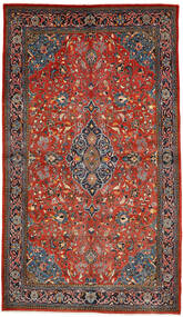  Sarough Teppe 130X226 Ekte Orientalsk Håndknyttet Mørk Brun/Rust (Ull, Persia/Iran)