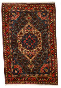  Bakhtiar Collectible Teppe 107X160 Ekte Orientalsk Håndknyttet Mørk Brun/Mørk Rød (Ull, Persia/Iran)