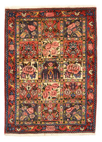  Bakhtiar Collectible Teppe 114X155 Ekte Orientalsk Håndknyttet Mørk Brun/Rød (Ull, Persia/Iran)