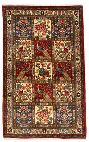  Bakhtiar Collectible Teppe 105X168 Ekte Orientalsk Håndknyttet Mørk Brun/Mørk Rød (Ull, Persia/Iran)