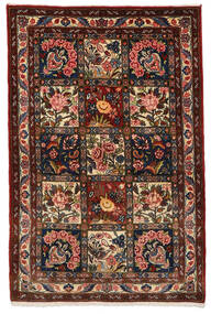  Bakhtiar Collectible Teppe 106X161 Ekte Orientalsk Håndknyttet Svart/Mørk Brun (Ull, Persia/Iran)
