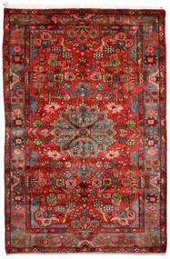  Nahavand Old Teppe 157X238 Ekte Orientalsk Håndknyttet Mørk Rød/Mørk Brun/Rust (Ull, Persia/Iran)