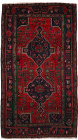  Koliai Teppe 150X280 Ekte Orientalsk Håndknyttet Svart/Mørk Rød (Ull, Persia/Iran)