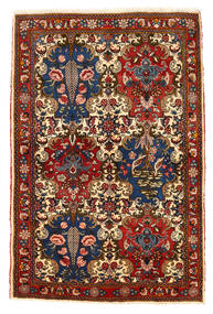  Bakhtiar Collectible Teppe 111X166 Ekte Orientalsk Håndknyttet Mørk Rød/Mørk Brun (Ull, Persia/Iran)