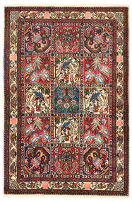  Bakhtiar Collectible Teppe 106X158 Ekte Orientalsk Håndknyttet Mørk Brun/Mørk Rød (Ull, Persia/Iran)