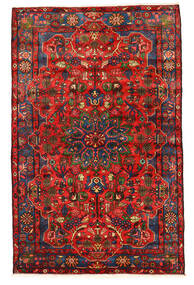  Nahavand Old Teppe 159X250 Ekte Orientalsk Håndknyttet Mørk Rød/Mørk Brun (Ull, Persia/Iran)