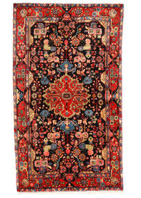  Nahavand Old Teppe 150X258 Ekte Orientalsk Håndknyttet Mørk Brun/Mørk Rød (Ull, Persia/Iran)