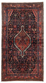  Asadabad Teppe 127X238 Ekte Orientalsk Håndknyttet Svart/Mørk Rød (Ull, Persia/Iran)