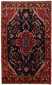  Orientalsk Nahavand Teppe 134X221 Svart/Mørk Rød (Ull, Persia/Iran)