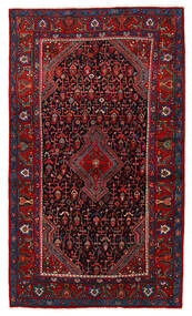  Nahavand Teppe 123X210 Ekte Orientalsk Håndknyttet Mørk Rød/Mørk Brun (Ull, Persia/Iran)