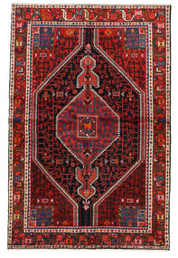  Toiserkan Teppe 131X200 Ekte Orientalsk Håndknyttet Mørk Rød/Mørk Brun (Ull, Persia/Iran)