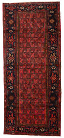 Hamadan Teppe 132X204 Ekte Orientalsk Håndknyttet Mørk Rød/Mørk Brun (Ull, Persia/Iran)