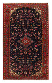  Nahavand Teppe 120X200 Ekte Orientalsk Håndknyttet Mørk Brun/Mørk Rød (Ull, Persia/Iran)