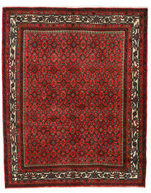  Hosseinabad Teppe 148X184 Ekte Orientalsk Håndknyttet Brun/Rød (Ull, )