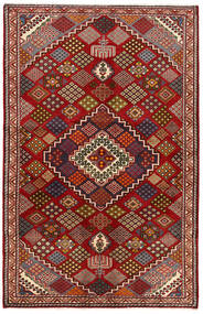  Nahavand Teppe 135X212 Ekte Orientalsk Håndknyttet Brun, Rød (Ull, Persia/Iran)