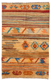  Moroccan Berber - Afghanistan Teppe 116X181 Ekte Moderne Håndknyttet Lysbrun/Gul (Ull, Afghanistan)