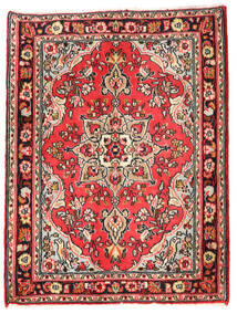  Lillian Teppe 70X94 Ekte Orientalsk Håndknyttet Mørk Brun/Mørk Rød (Ull, Persia/Iran)