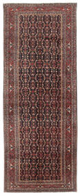  Bidjar Teppe 150X393 Ekte Orientalsk Håndknyttet Teppeløpere Mørk Brun/Svart (Ull, Persia/Iran)