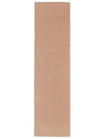  Kelim Loom - Terrakotta Teppe 80X300 Ekte Moderne Håndvevd Teppeløpere Terrakotta (Ull, )