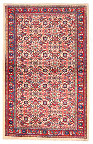  Sarough Teppe 95X150 Ekte Orientalsk Håndknyttet Mørk Rød/Beige (Ull, Persia/Iran)