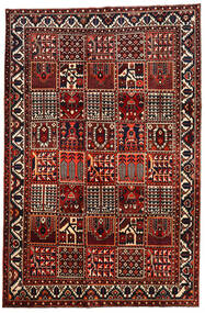  Bakhtiar Teppe 207X315 Ekte Orientalsk Håndknyttet Mørk Rød/Svart (Ull, Persia/Iran)