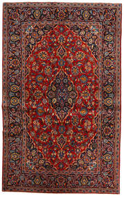  Keshan Teppe 135X218 Ekte Orientalsk Håndknyttet Mørk Rød/Mørk Brun (Ull, Persia/Iran)