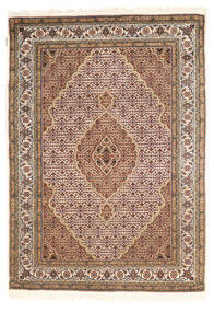  Tabriz Royal Teppe 144X200 Ekte Orientalsk Håndknyttet Brun/Beige ()