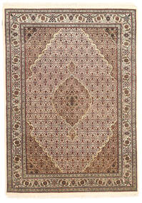  Tabriz Royal Teppe 144X205 Ekte Orientalsk Håndknyttet Lysbrun/Beige ( India)