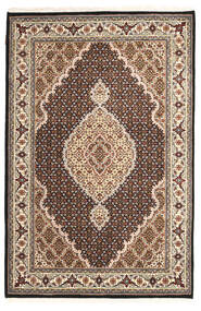  Tabriz Royal Teppe 123X185 Ekte Orientalsk Håndknyttet Mørk Brun/Lysbrun ( India)