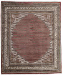  Mir Indisk Teppe 255X303 Ekte Orientalsk Håndknyttet Lys Grå/Brun Stort (Ull, India)
