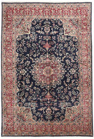  Kerman Fine Teppe 253X372 Ekte Orientalsk Håndknyttet Mørk Grå, Rød Stort (Ull, Persia/Iran)