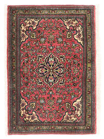 58X85 Ghom Kork/Silke Teppe Teppe Orientalsk Rød/Brun ( Persia/Iran)