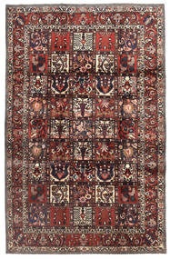  Bakhtiar Teppe 207X322 Ekte Orientalsk Håndknyttet Mørk Rød/Brun (Ull, Persia/Iran)