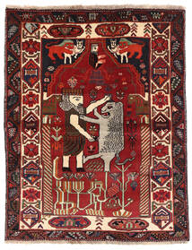  Ghashghai Teppe 118X153 Ekte Orientalsk Håndknyttet Mørk Rød/Mørk Brun (Ull, Persia/Iran)