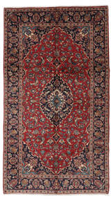  Keshan Teppe 146X257 Ekte Orientalsk Håndknyttet Mørk Rød/Svart (Ull, Persia/Iran)