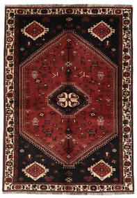  Ghashghai Teppe 150X216 Ekte Orientalsk Håndknyttet Mørk Rød/Mørk Brun (Ull, Persia/Iran)